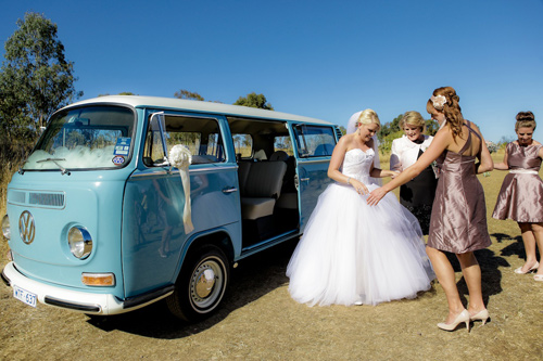 The bride looking beautiful on her special day, just arrived. Katharine-Adrian-251.jpg
